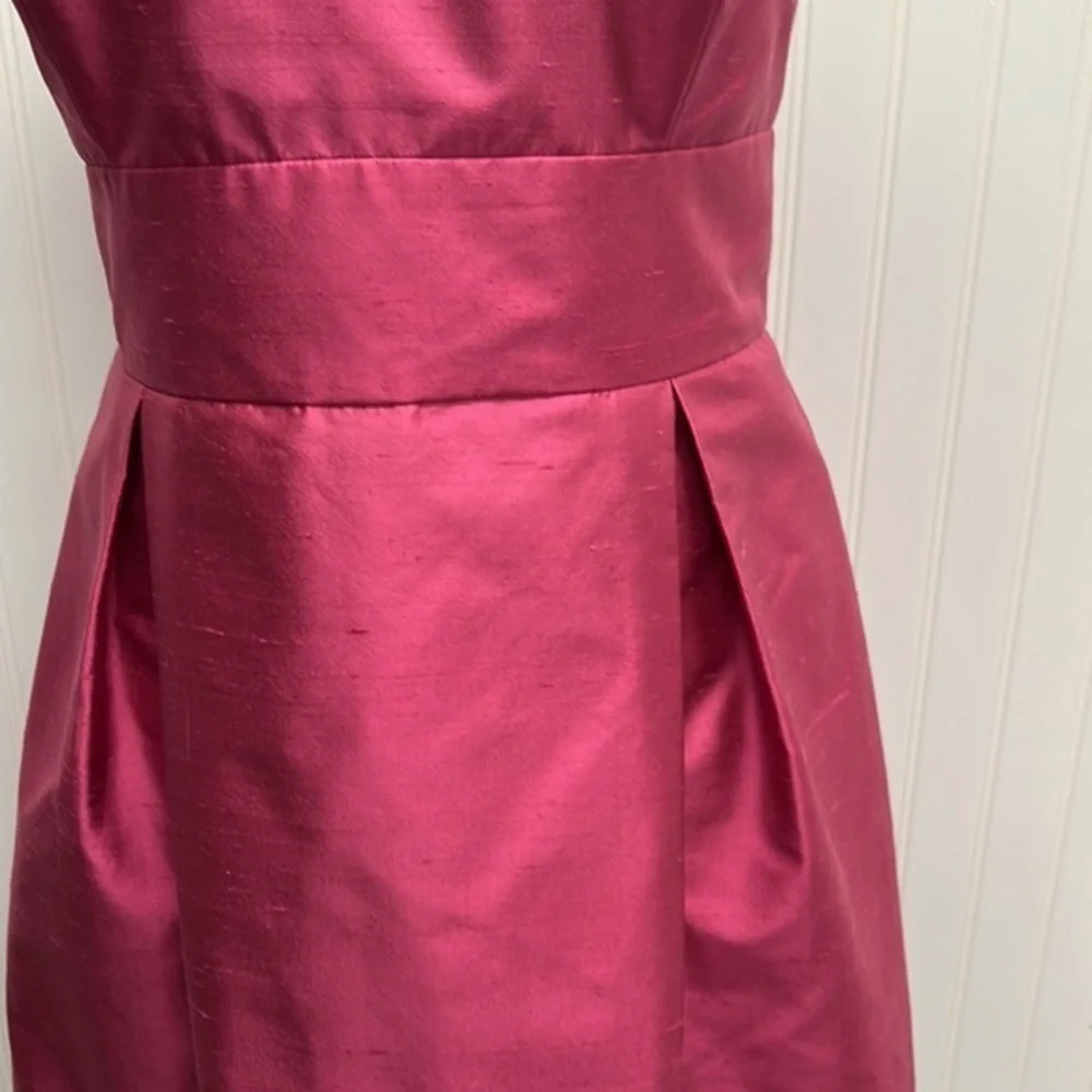 Jenny Yoo Collection 100%silk Pink Strapless Dress - Picture 2 of 9